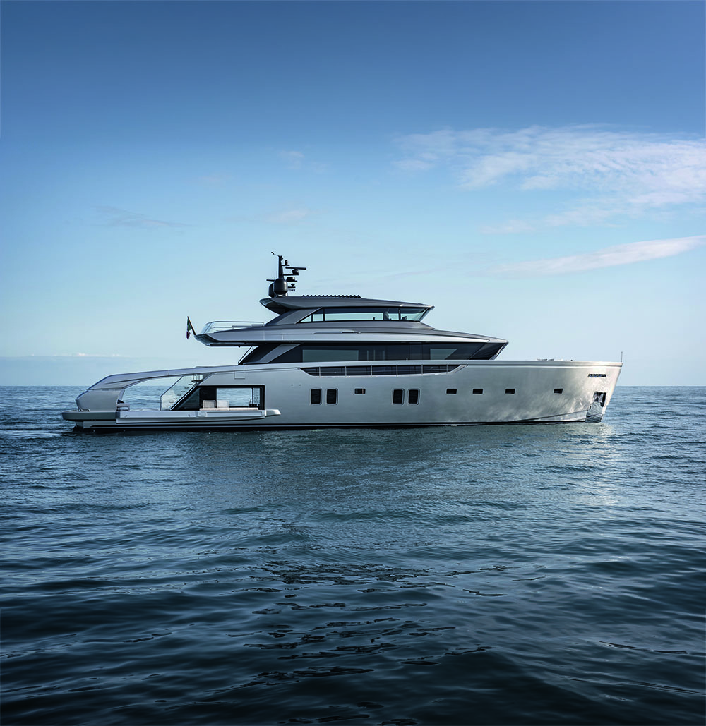 Side view of boat on the water